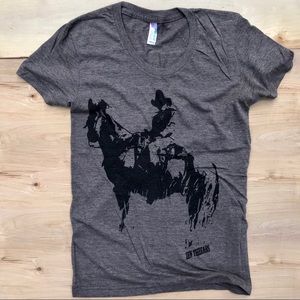 Western American Apparel tee